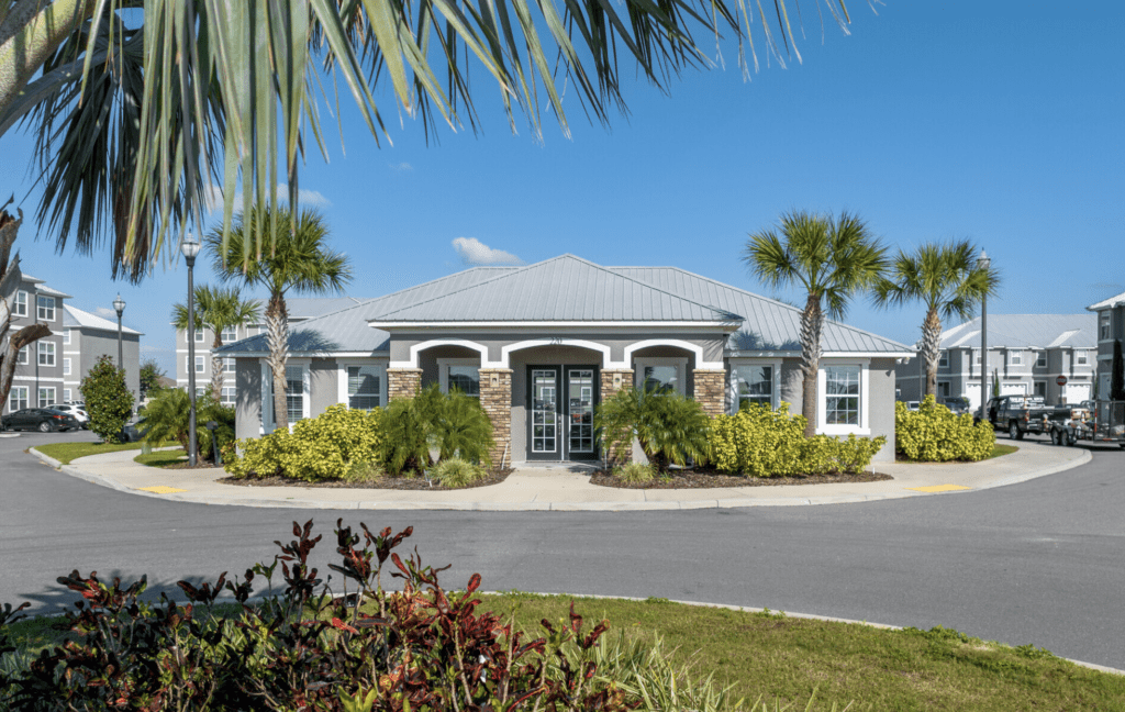 Champion Townhomes front entrance